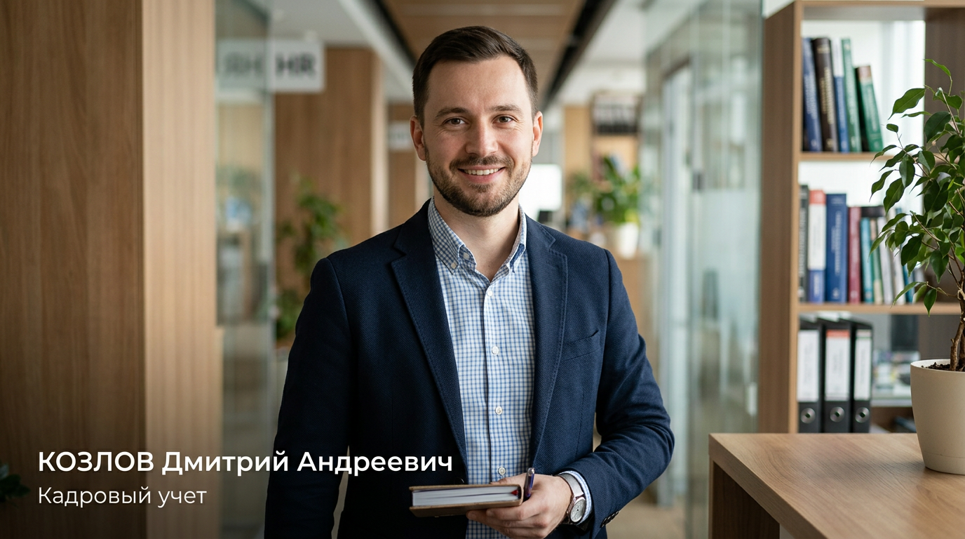 Козлов Дмитрий Андреевич - Кадровый учет